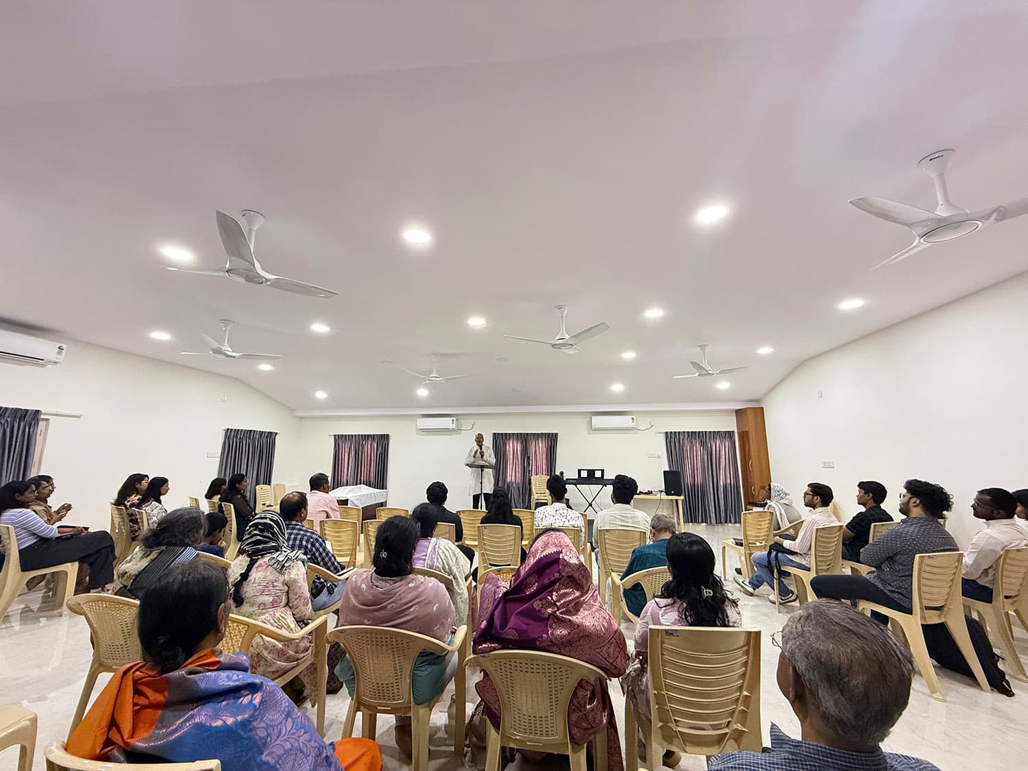 A Sunday service at New Life Fellowship Church, HSR Layout, Bangalore