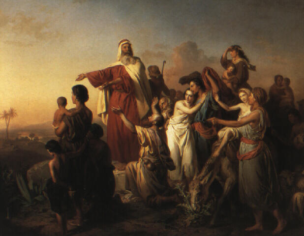 Molnár_Moses_leading_the_Israelites_out_of_Egypt_1861